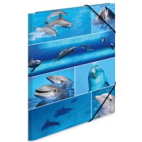 HERMA Chemise à élastiques dauphins,...