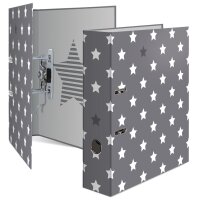 HERMA Classeur à levier Stars, gris avec des...