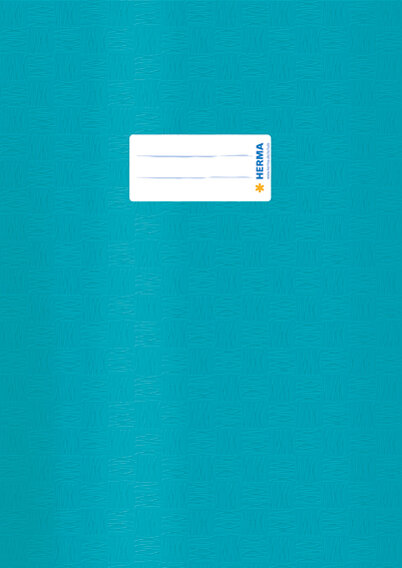 HERMA Protège-cahier, A4, en PP, turquoise opaque