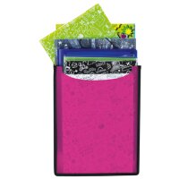 HERMA Boîte scolaire Flexi, fuchsia translucide