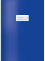 HERMA Protège-cahier, en carton, A5, bleu foncé