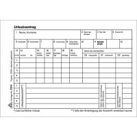 RNK Verlag Vordruck "Urlaubs- und...