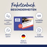 AVERY Zweckform Formularbuch Fahrtenbuch, A6 quer