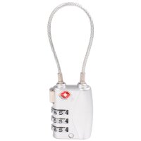 pavo TSA Zahlen-Gepäckschloss, aus Zink Edelstahl,...