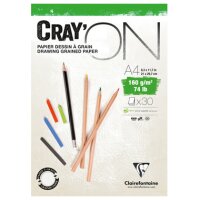 Clairefontaine Zeichenpapierblock "CRAYON", DIN A5