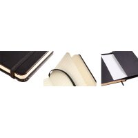 RHODIA Carnet de notes Webnotebook, A5, dot, noir