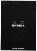 RHODIA Bloc-notes agrafé dotPad, A4+, pointillé, noir