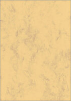 sigel Marmor-Papier, A4, 200 g qm, Edelkarton, sandbraun