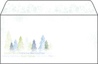 sigel Enveloppe à motif de Noël Trees, DL, 90...