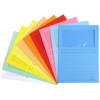 EXACOMPTA Sichtmappe SUPER, DIN A4, 160 g qm, sortiert