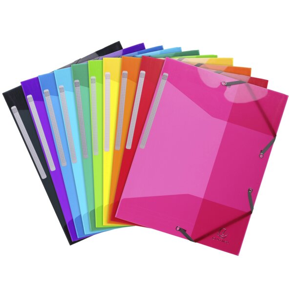 EXACOMPTA Eckspannermappe Iderama, PP, DIN A4, sortiert