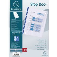 EXACOMPTA Pochette perforée Stop Doc, A4, PP,...