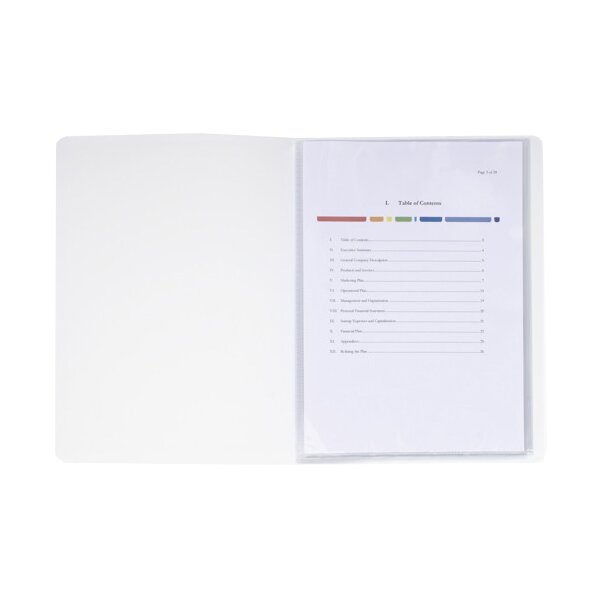 EXACOMPTA Sichtbuch Kreacover, PP, DIN A4, 10 H&uuml;llen, weiss