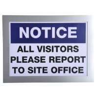 EXACOMPTA Cadre magnétique, A5, argent