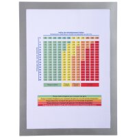 EXACOMPTA Cadre magnétique, A4, bleu