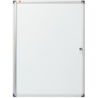 nobo Schaukasten, extraflach, Metall-Rückwand, 9 x...