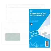MAILmedia Briefumschlag Offset weiss, Kompakt, mit Fenster
