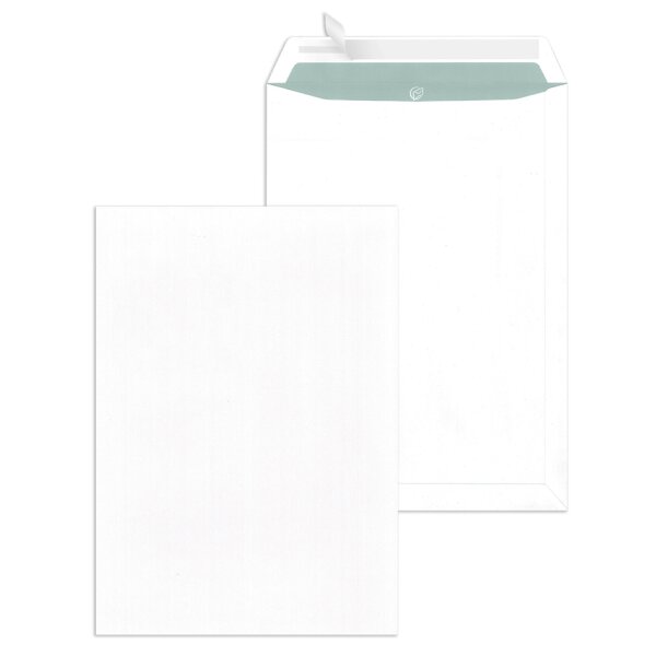 MAILmedia Versandtasche C4 haftklebend, ohne Fenster, weiss