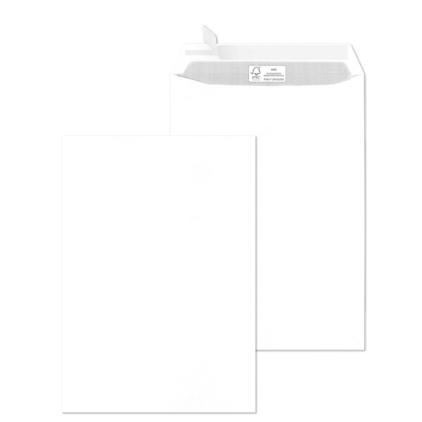 MAILmedia Pochette dexp&eacute;dition, B4, sans fen&ecirc;tre, blanc