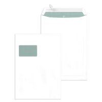 MAILmedia Versandtasche C4 haftklebend, mit Fenster, braun