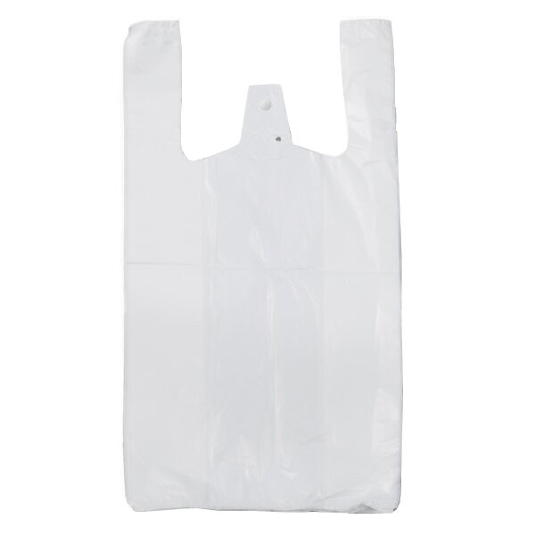 dm-folien Hemdchen-Tragetasche, geblockt, aus HDPE, weiss