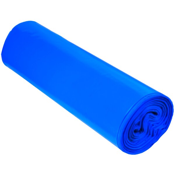 dm-folien Sac poubelle, bleu, 120 litres, LDPE, 36 microns