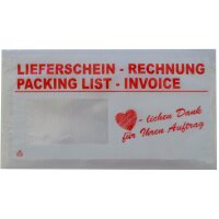 dm-folien Lieferscheintasche, DIN C5, mit Aufdruck