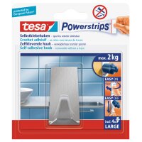 tesa Powerstrips Haken LARGE Metall, rechteckig
