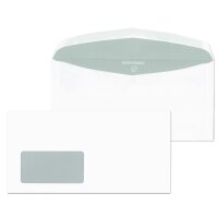 MAILmedia Briefumschläge C6 5 nassklebend, mit Fenster