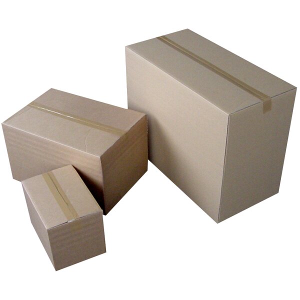 HAPPEL Wellpapp-Faltkarton 432, (L)500 x (B)430 x (H)300 mm