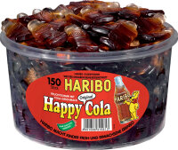 HARIBO Fruchtgummi HAPPY COLA, 150er Runddose