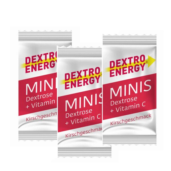 Dextro Energy Minis Traubenzucker, in Klarsichtrunddose
