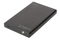 DIGITUS 2,5" SATA Festplatten-Gehäuse, USB 2.0,...