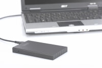 DIGITUS Boîtier pour disque dur 2,5 SATA III, USB...