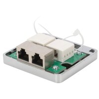 DIGITUS Boîtier en saillie Cat.6A, 2 x RJ45,...