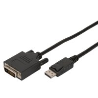 DIGITUS Câble adaptateur, DisplayPort - DVI-D, 2,0...