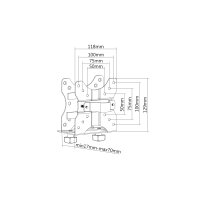 DIGITUS Mini Desktop PC Halter, mit Klemmbefestigung