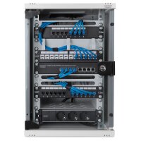 DIGITUS 10" Wandverteiler, 9 HE, lichtgrau RAL 7035