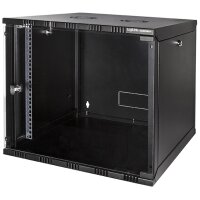 LogiLink Ersatztür für 19" Wandverteiler, aus Glas, 12 HE