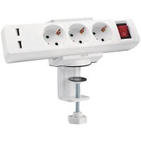 LogiLink Fixation pour multiprise, blanc