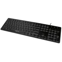 LogiLink Beleuchtete Tastatur, kabelgebunden, schwarz