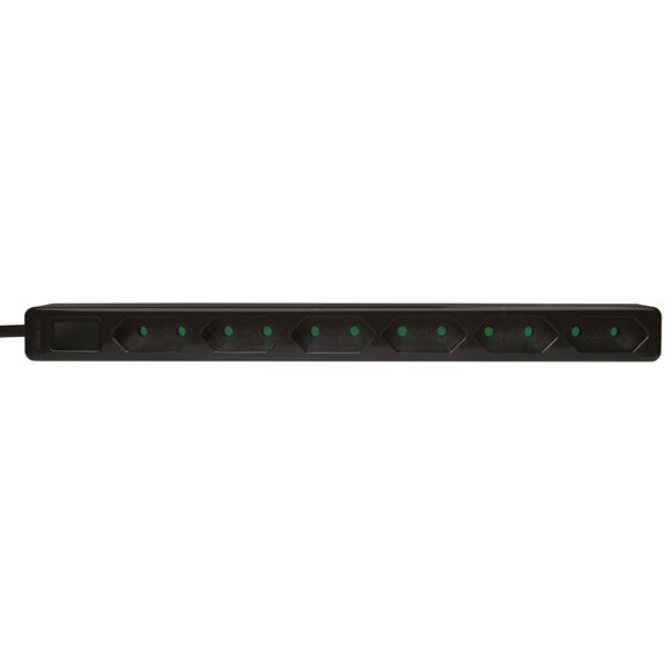 LogiLink Multiprise Euro, 6 prises, sans interrupteur, blanc