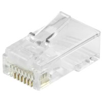LogiLink Modulares RJ45-Steckverbinder-Set Kat.6,ungeschirmt
