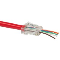 LogiLink Modulares RJ45-Steckverbinder-Set Kat.6,ungeschirmt