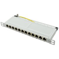 LogiLink 10" Patch Panel Kat.6A, 12 Ports,...