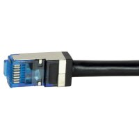LogiLink Outdoor Patchkabel, Kat. 6A, S FTP, 3,0 m, schwarz
