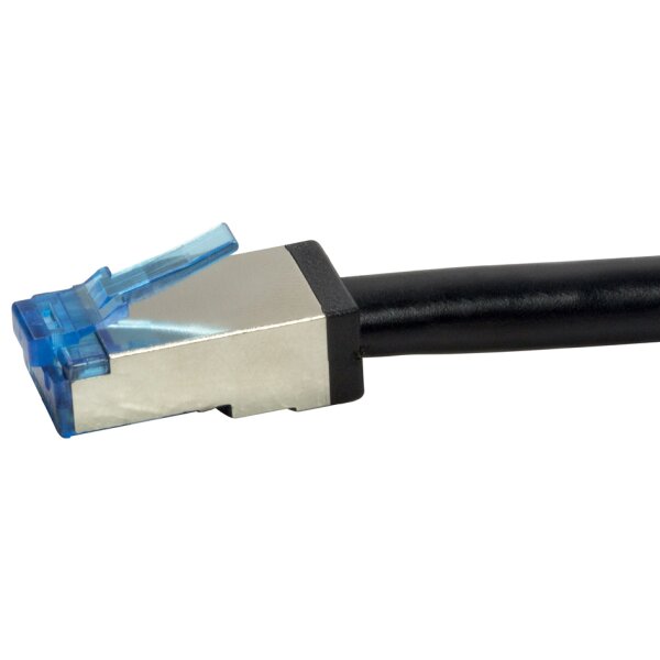 LogiLink Outdoor Patchkabel, Kat. 6A, S FTP, 20 m, schwarz