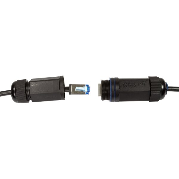 LogiLink Outdoor Patchkabel, Kat. 6A, S FTP, 40 m, schwarz