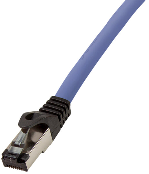 LogiLink Câble patch premium, Cat. 8.1, S/FTP, 15 m, bleu