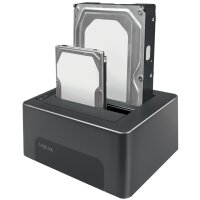 LogiLink USB 3.0 Festplatten Docking Station, 2x...